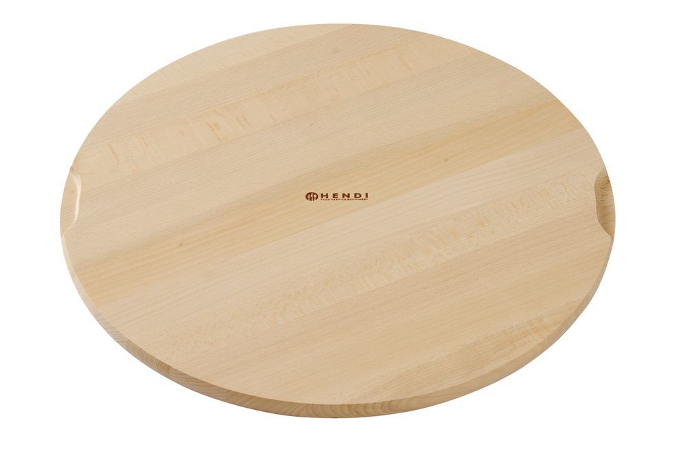 T&aacute;bua para pizza Hendi em madeira de faia 350 mm