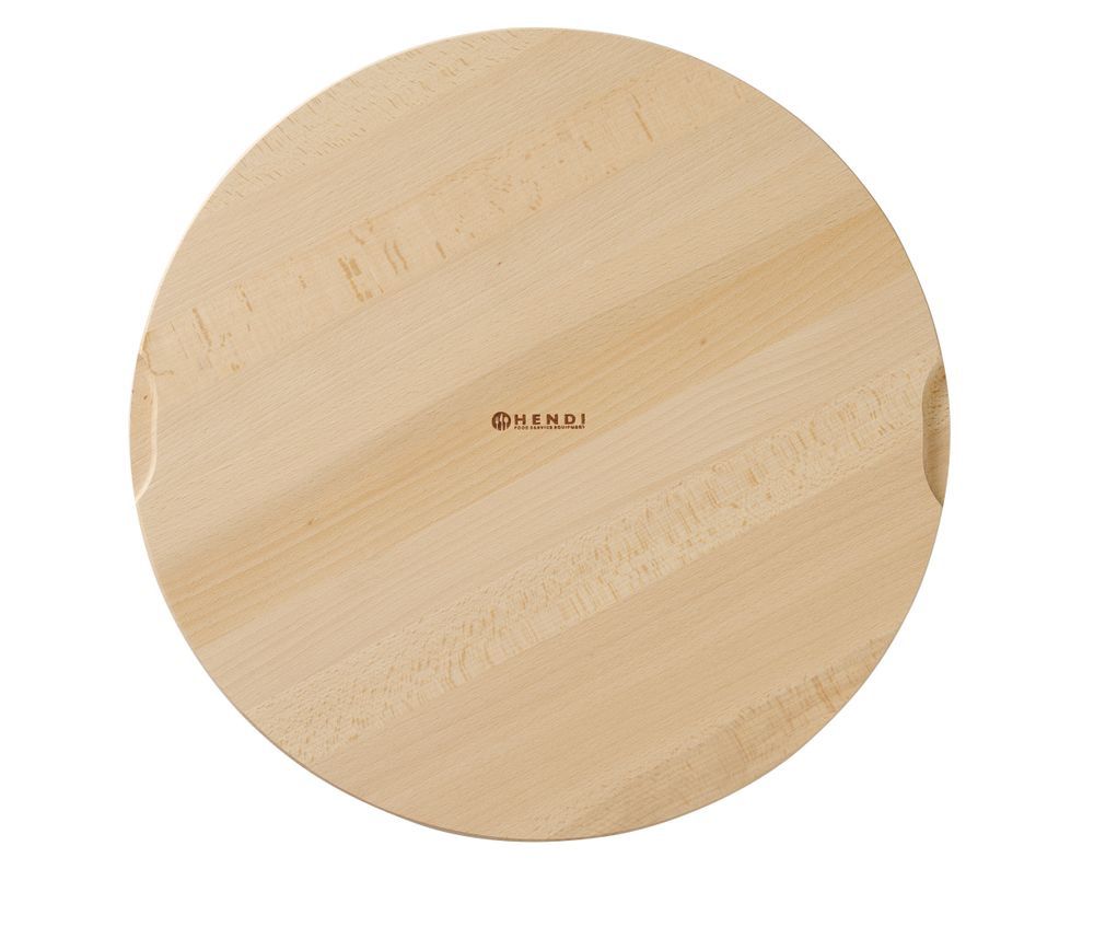 T&aacute;bua para pizza Hendi em madeira de faia 350 mm