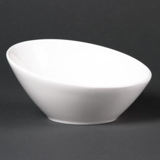 Plateaux ovales inclin&eacute;s Lumina 14,8 cm