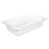 Vogue polycarbonaat gastronorm bak transparant GN1/4 65mm