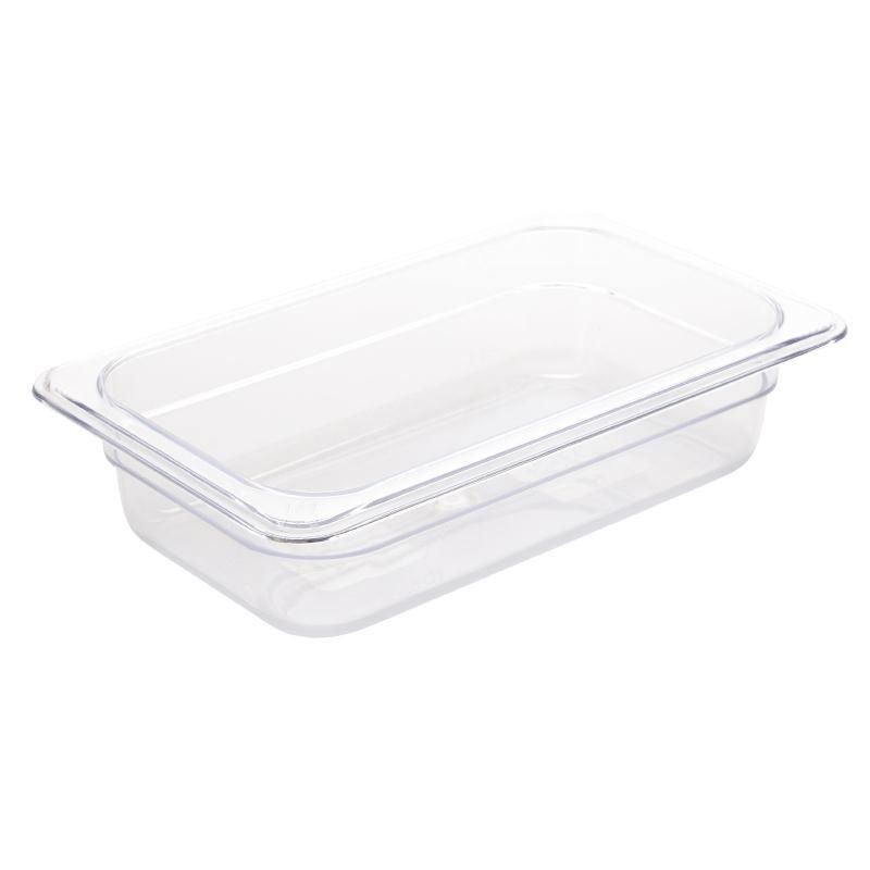 Vogue polycarbonaat gastronorm bak transparant GN1/4 65mm