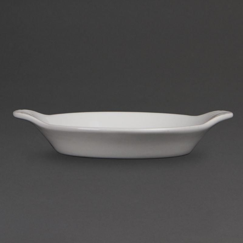Olympia Formas redondas gratinadas de lou&ccedil;a branca com al&ccedil;as 16,7 cm