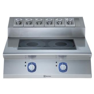 Table de cuisson &agrave; induction Electrolux - 2 zones - unit&eacute; sup&eacute;rieure - 6 r&eacute;cipients GN 1/9 GN.