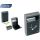 Cinzeiro de parede retangular Probbax 1,5L - 150 bitucas - Preto