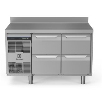 Electrolux cool workbench - 290lt, 4 drawers 1/2, top with raised edge