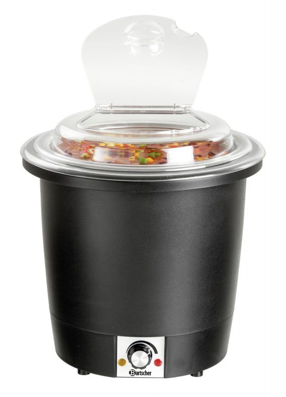 Bartscher Soeppan, 10&nbsp;L, zwart