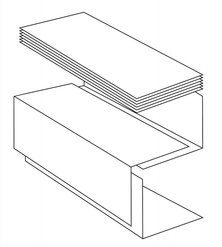 Dispensador de toalhas de papel Bartscher para montagem na parede