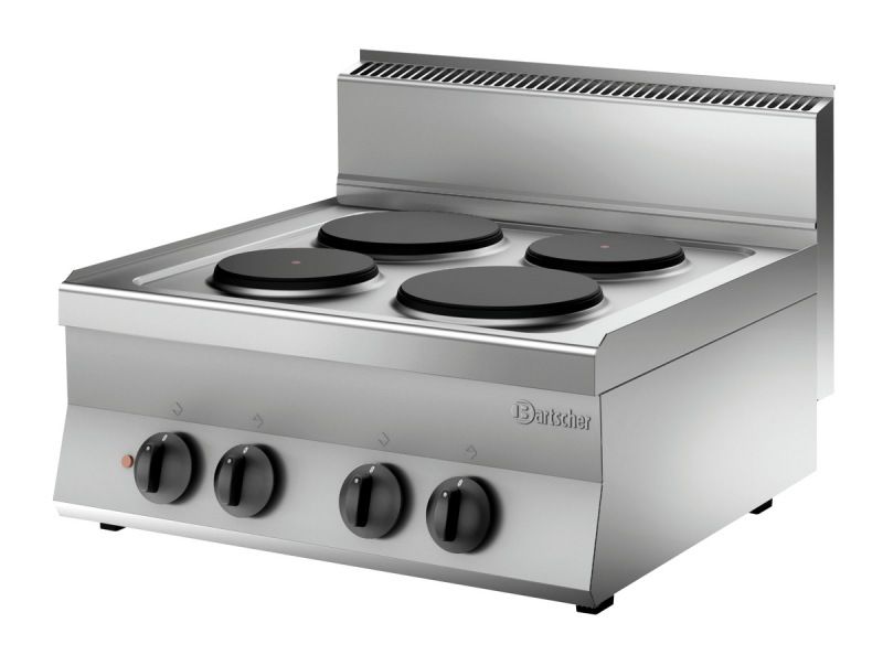 Bartscher 4-plaats elektrische kooktafel - tafelmodel 115007
