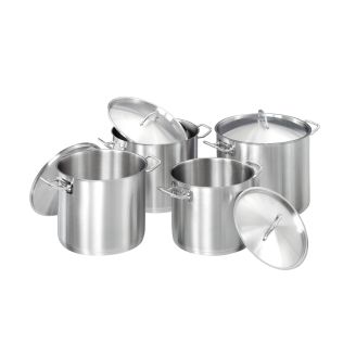 Conjunto de panelas Bartscher 4 pe&ccedil;as com tampas - A130441