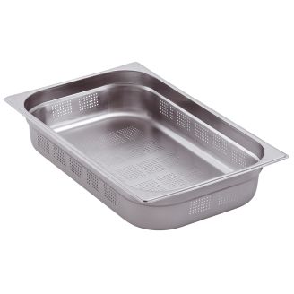 Bartscher RVS gastronorm bakgeperforeerd 1/1 GN - 100 mm