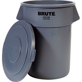 Contenedor de basura Rubbermaid 208 litros gris