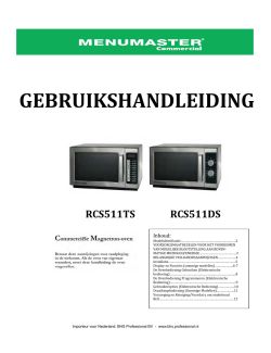 Gebruikers handleiding