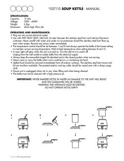 User manual
