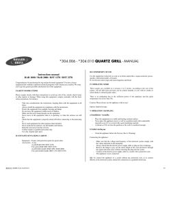 User manual