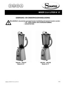 Gebruikers handleiding