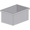 Gamko geisoleerde RVS bak (inbouw), met afvoer (C), X/ACIICE41