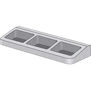 Gamko rustfrit st&aring;lstativ, til 3 Gastro 1/6 beholdere (E), X/ACTRAY