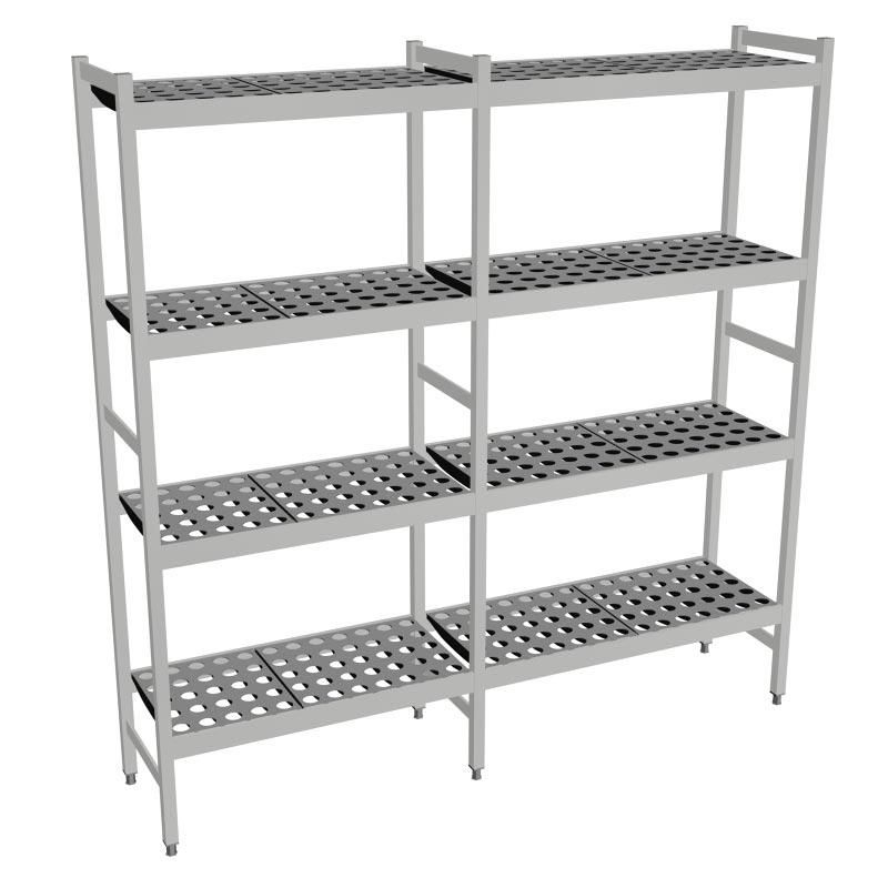 Fermostock 6611 - 4 v&aring;ningar - 1650x460x2135 mm (bxdxh)