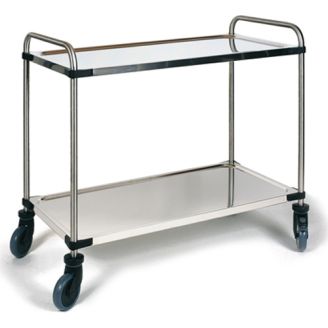 Rieber stainless steel serving trolley - SW-1050 RL-2M