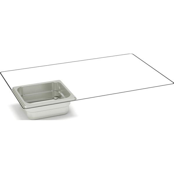 Rieber RVS gesloten gastronorm bak - zonder grepen - 1/6 GN - 100 mm. - 16100