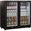Husky bar cooling - 2 doors - 186 liters - black