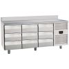 Balc&atilde;o refrigerado Roeder, 9 gavetas, perfil bloco, PLUX3T9A