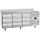 Balc&atilde;o refrigerado Roeder, 9 gavetas, perfil bloco, PLUX3T9A