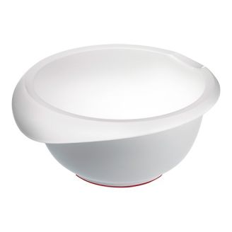 Plastic mixing bowl 3.5 liters with non-slip base