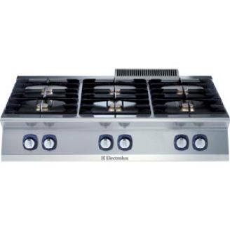 Table de cuisson &agrave; gaz Electrolux - Unit&eacute; sup&eacute;rieure &agrave; 6 br&ucirc;leurs