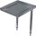 Electrolux drain table for pass-through dishwasher NHT-EHTAI, 600 mm., Type BHHLU06