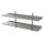 Gastro-Inox RVS dubbele wandplank 1000(l)x400(d)mm