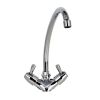 Mitigeur monobloc Gastro-Inox &Oslash;18mm avec poign&eacute;es rotatives, longueur 300mm
