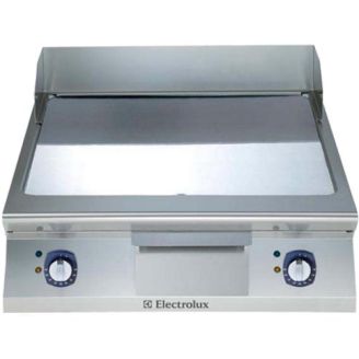 Plaque de cuisson &eacute;lectrique Electrolux, 2/3 lisse 1/3 chrome nervur&eacute;
