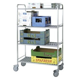 SHT-90, hyllvagn 4 hyllor, 970x480x1570 (bxdxh)