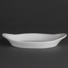 Olympia Whiteware ovale gratin ovenschaaltjes handvatten 28,9x16,6 cm