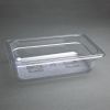 Vogue polycarbonate gastronorm container transparent GN1 / 4 150mm